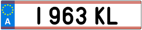 Truck License Plate